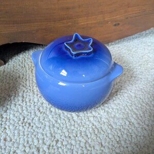 Le Creuset Mini Blueberry Cocotte Casserole New Without Box